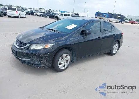 2013 Honda Civic Lx from USA, damaged, VIN 2HGFB2F54DH558410